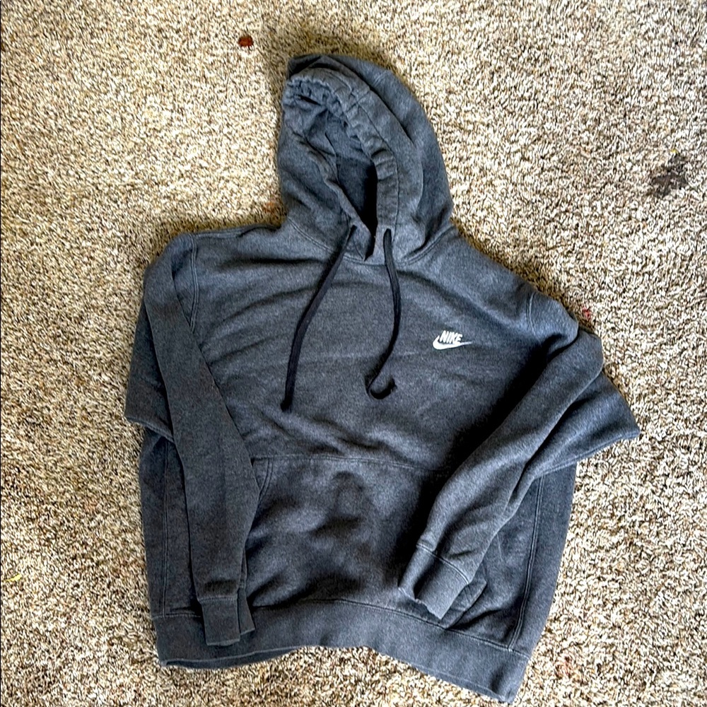 Nike Men's Gray Hoodie